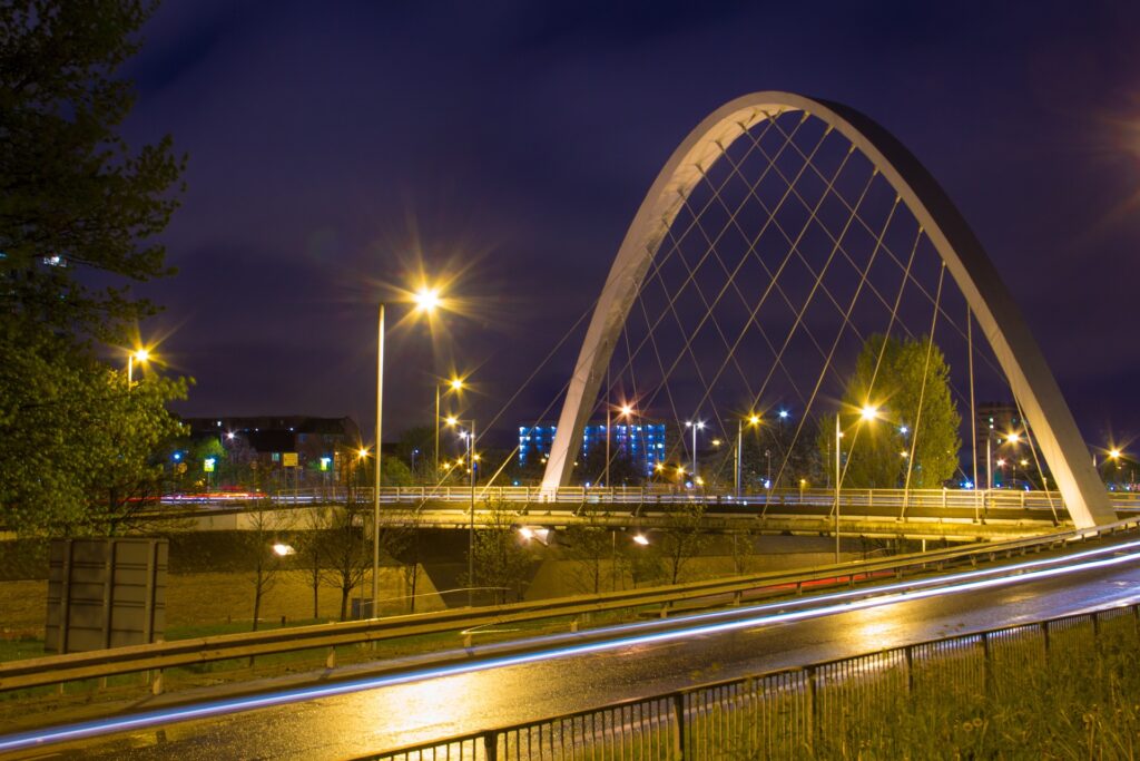 image of Hulme bridge in Manchester